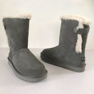 Koolaburra by UGG Jordina Suede Button Short Boots
